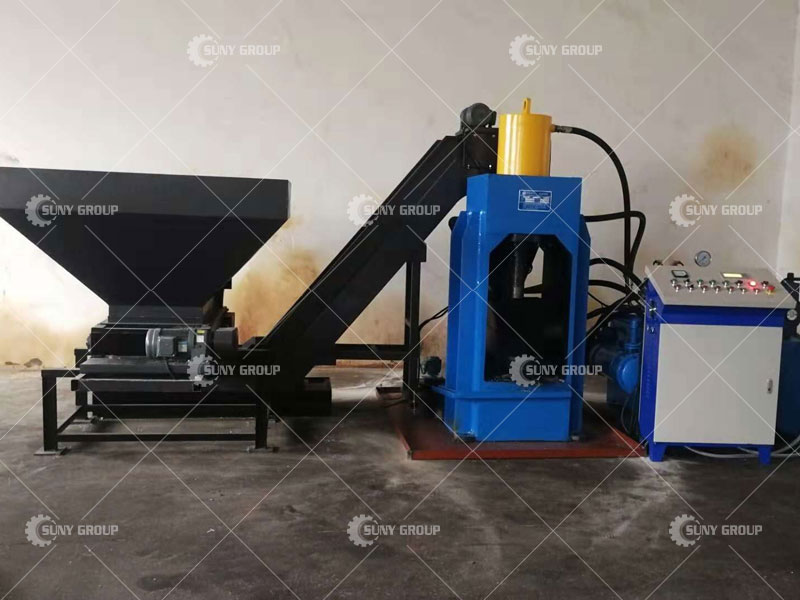 Briquetting Press Machine For Copper Shavings