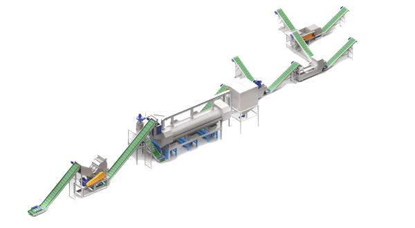 Scrap Home Appliances Crushing And Separation Line