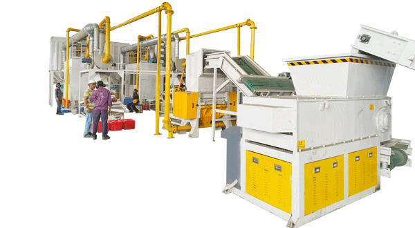 1000kg/h Scrap Copper Cable Wire Granulator Plant